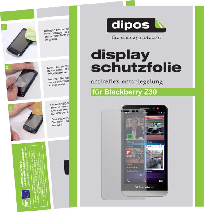Produktbild Dipos Displayschutzfolie Antireflex (2 Stück, Blackberry Z30)