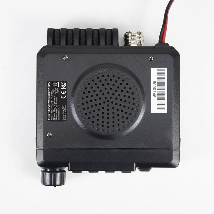 Immagine prodotto PNI Radio CB Escort HP 6500, multistandard, 4 W, AM-FM, 12 V, ASQ, RF Gain, presa accendisigari