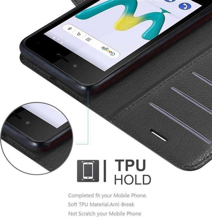 Actual product image Cadorabo Book with stand function cover (Wiko Sunny 3 Mini)