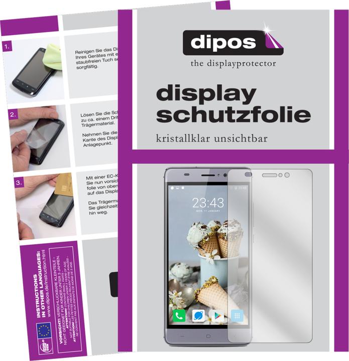 Actual product image Dipos Screen Protector Crystalclear (6 Piece, Landvo XM300)