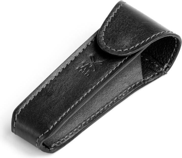 Produktbild Mühle Reisetasche für traditionellen Rasierhobel, Florentiner Lederarbeit, schwarz