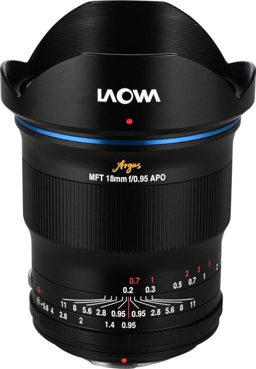 Actual product image Venus Optic Fixed focal length Laowa Argus 18mm f/0.95 CF APO - MFT (Micro Four Thirds, Micro Four Thirds)