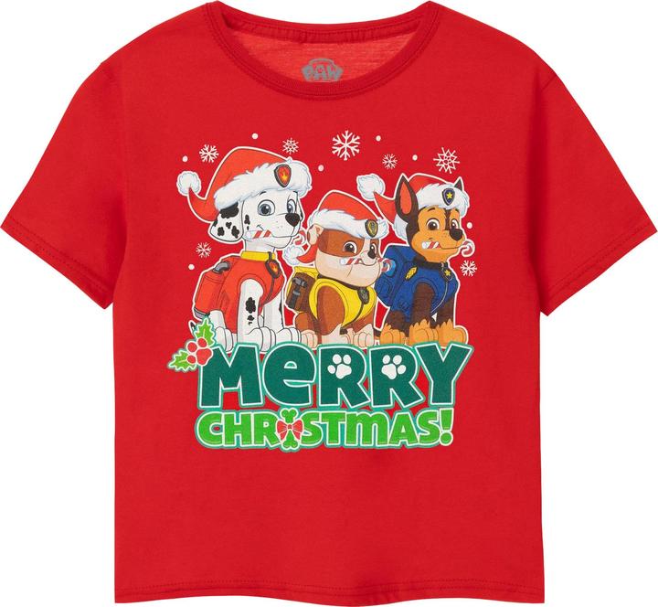 Paw Patrol Merry Christmas TShirt Jungen