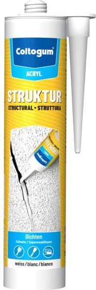 Produktbild Coltogum Struktur-Acryl (0.63 kg, Weiss, 310 ml)