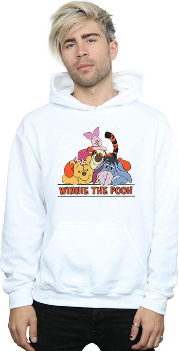 Actual product image Disney Mens Winnie The Pooh Group Hoodie (L)