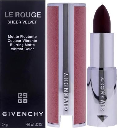 Immagine prodotto Givenchy Rossetto opaco Sheer Velvet Matte (spunta le labbra) 3,4 g - Tonalità: N39 Rouge Grenat (N39 Rouge Grenat)