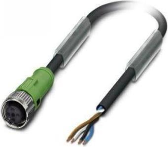 Moxa CBL-M12FF4POPEN-150 IP67 - M12-Open Stromkabel, 4-polige A-kodierte Buchse, IP67, 1,5 m (1.50 m)