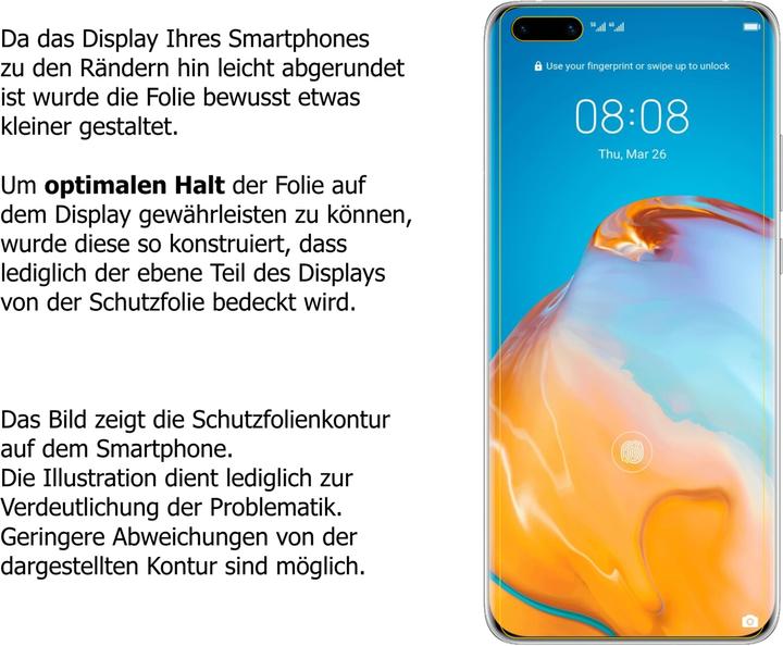 Produktbild Dipos Displayschutzfolie Antireflex (5 Stück, Huawei P40 Pro+)