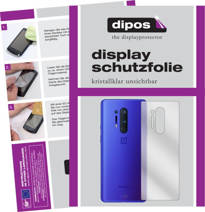 Produktbild Dipos Displayschutzfolie Crystalclear (5 Stück, OnePlus 8 Pro)