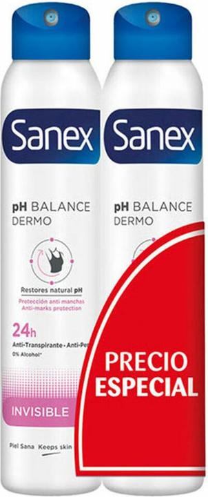Sanex Deo Spray Dermo Invisible 200 ml Duplo (Spray, 200 ml)