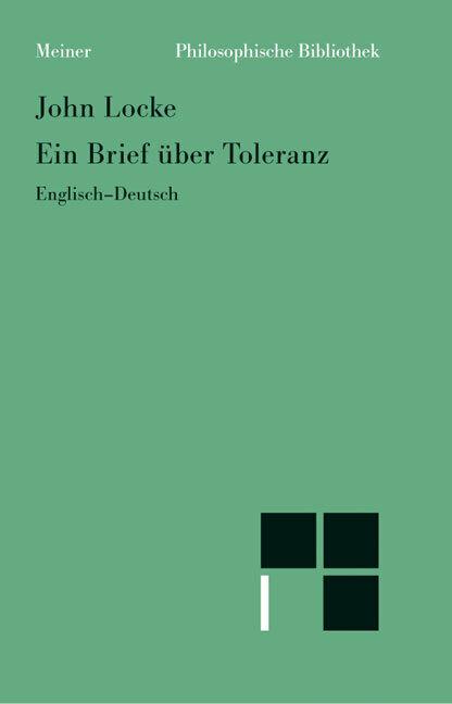 Actual product image Ein Brief über Toleranz (German, English, John Locke, 1996)