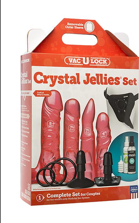 Actual product image Doc Johnson Crystal Jellies Set