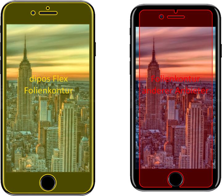 Immagine prodotto Dipos Pellicola Protettiva Full-Cover 3D (3 Pezzo/i, Apple iPhone SE (seconda generazione))