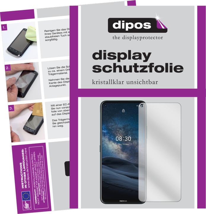 Image du produit Dipos Film de Protection d’écran Crystalclear (6 pièce(s), Nokia 8.3 5G)