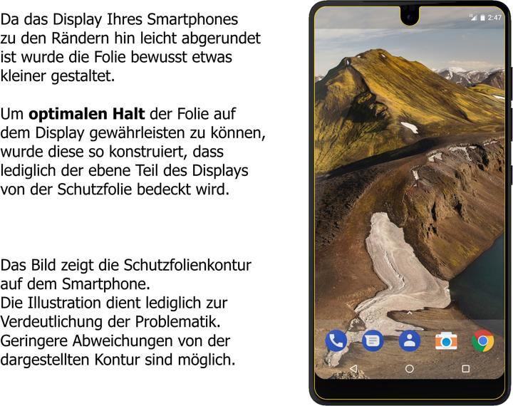 Actual product image Dipos Screen Protector Anti-Shock (2 Piece, Essential PH-1)