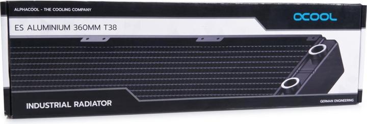 Produktbild Alphacool Alpha ES Aluminium 360 mm T38 Industrie 1021481 (120 mm)