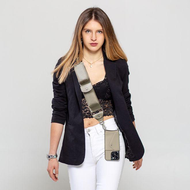 Image du produit Mu Prime SK104 Series Étui en cuir véritable & sangle de sac à bandoulière