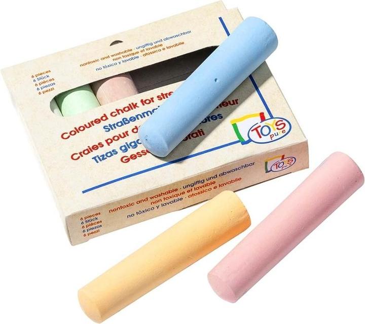 Produktbild Goki Strassenmalkreide, 6 Stück (Mehrfarbig, 6 x)