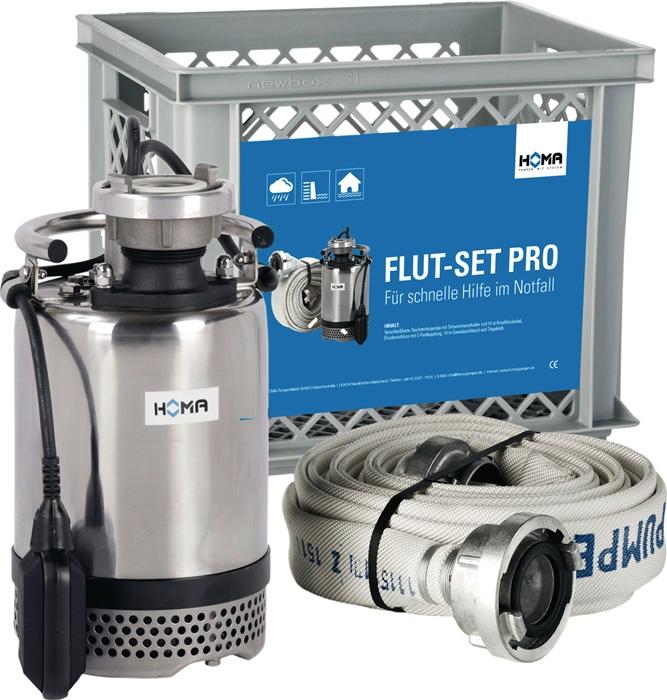 Produktbild HOMA Pumpen Flut-Set PRO 15,5 mÂ³/h 12m 670 W HOMA (Schmutzwasserpumpe)