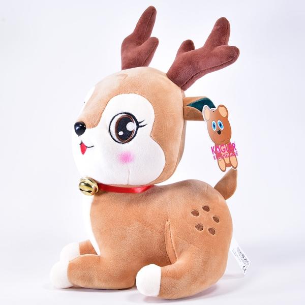 Image du produit Kögler Peluche de Noël, Cerf avec clochette, 35x24x27cm (35 cm)