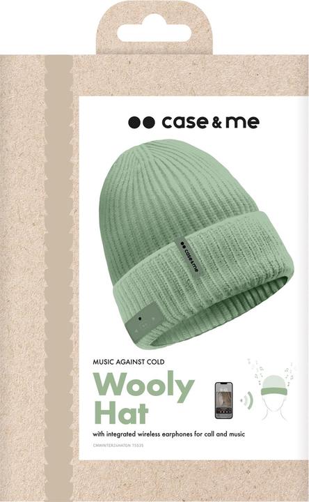 Actual product image Caseme Wireless winter hat with integrated headphones