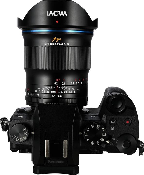 Actual product image Venus Optic Fixed focal length Laowa Argus 18mm f/0.95 CF APO - MFT (Micro Four Thirds, Micro Four Thirds)
