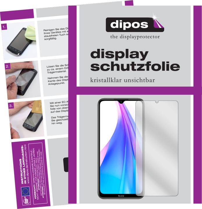 Actual product image Dipos Crystalclear (2 Piece, Xiaomi Redmi Note 8T)