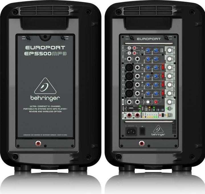 Produktbild Behringer EUROPORT EPS500MP3, PA System (Aktiv, 1x 500 W)