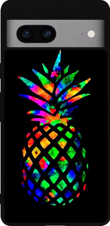 Produktbild PhoneLook Hülle Silikon schwarz Ananas Multi-colors (Google Pixel 7a)