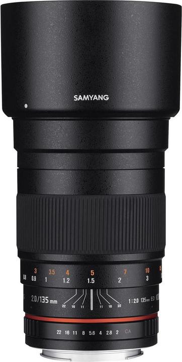 Actual product image Samyang 135mm f/2-22 ED UMC, Fujifilm XF (Fujifilm Fujinon XF, full size)