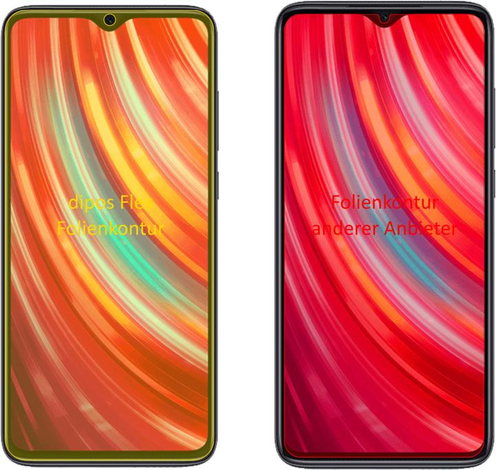 Image du produit Dipos Film de Protection d’écran Full-Cover 3D (3 pièce(s), Xiaomi Redmi Note 8)