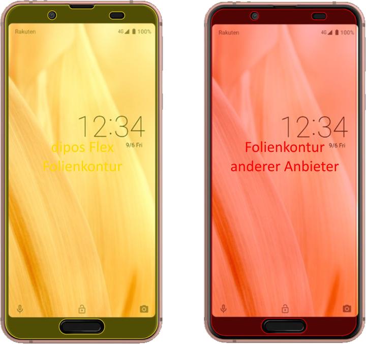 Immagine prodotto Dipos Pellicola Protettiva Full-Cover 3D (3 Pezzo/i, Sharp Aquos Sense3)