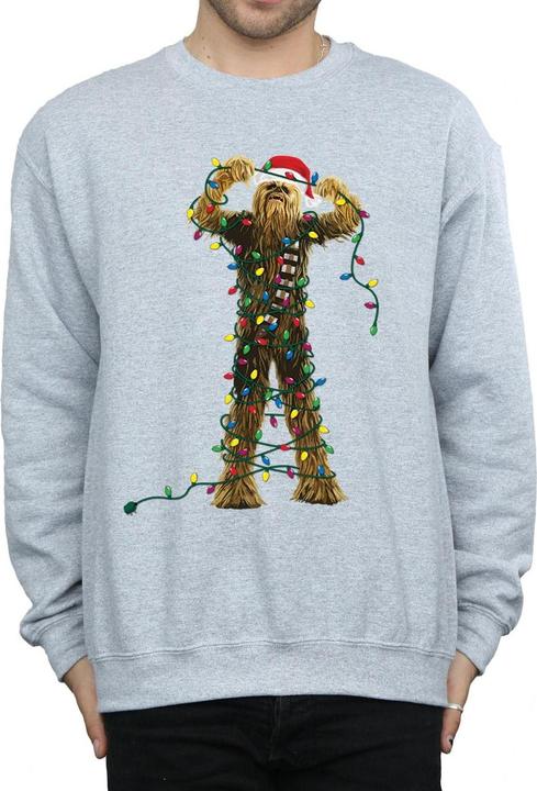 Immagine prodotto Star Wars Chewbacca Christmas Lights Felpa Uomo (XXL)
