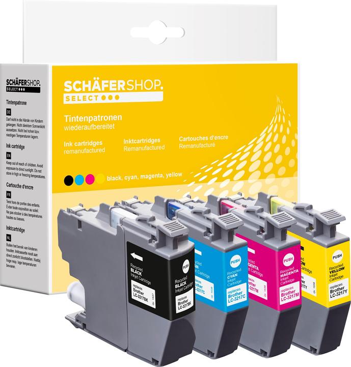 Actual product image Schäfer Shop Ink cartridges (M, Y, C, FC)