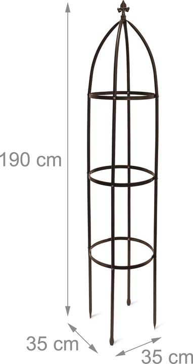 Produktbild Relaxdays Obelisk (35 cm, 35 cm)