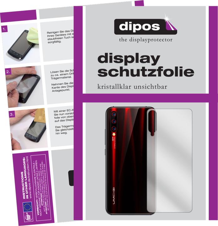 Dipos Displayschutzfolie Crystalclear (2 Stück, Apple iPhone X)
