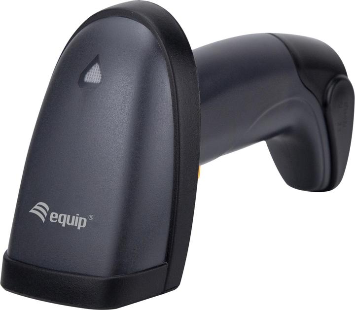 Actual product image equip Barcode Handheld Scanner 2D Laser Wireless USB black (1D barcodes, 2D barcodes)