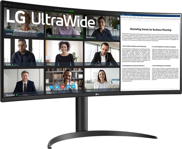 Image du produit LG Moniteur incurvé 34BR55QC 34" led va (3440 x 1440 pixels, 34")
