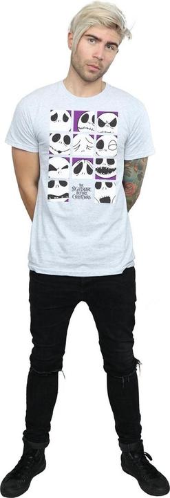 Immagine prodotto Disney Nightmare Before Christmas Many Faces Of Jack Squares Maglietta Uomo (S)