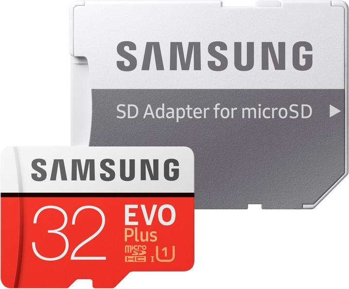 Produktbild Samsung Evo+ (32 GB, microSDHC, U1, UHS-I)