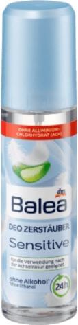 Produktbild dm Balea Deo Zerstäuber Deodorant Sensitive (Spray, 75 ml)