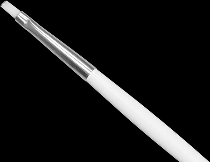 Actual product image Eyelash tinting brush, white, synthetic bristle, length 17 cm