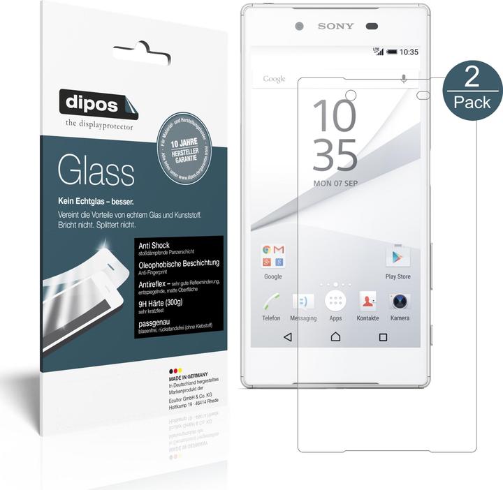 Image du produit Dipos Film de Protection d’écran Anti-Shock (1 pièce(s), Sony Xperia Z5)