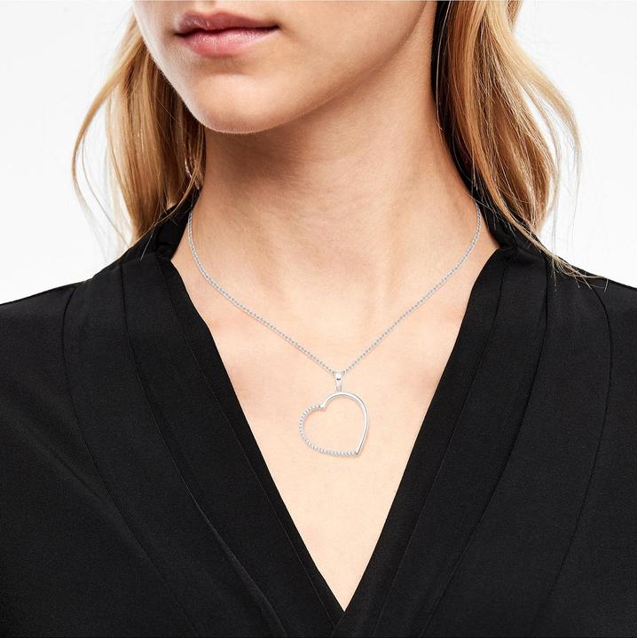 Image du produit S.Oliver Coeur (Argent, Zircone, 42 cm)