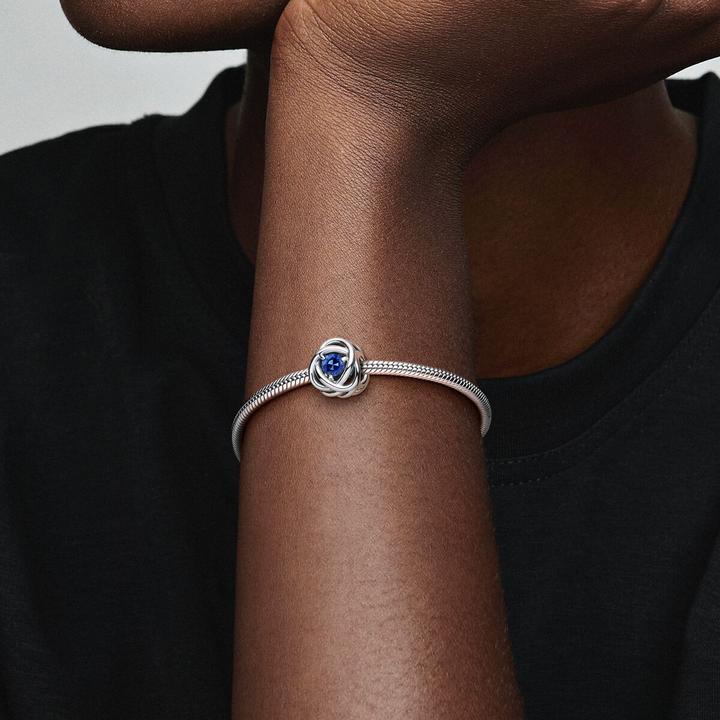 Produktbild Pandora September Geburtsstein Blauer Ewigkeitskreis Charm (Sterling Silber 925)