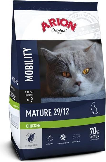 Image du produit Arion Mobility Mature 29/12 Nourriture sèche pour chats 7,5 kg Adulte Poulet (Adulte, 7500 g)