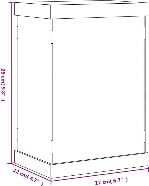 Actual product image VidaXL Joses (17 x 12 x 25 cm)