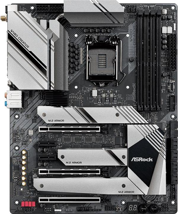 Produktbild AsRock W480 Creator (LGA 1200, Intel W480, ATX)
