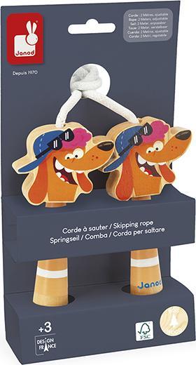 Actual product image Janod Applepop skipping rope dog (200 cm)