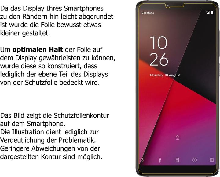 Actual product image Dipos Screen Protector Crystalclear (5 Piece, Vodafone Smart X9)